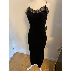Express size xxs black dress 3/4 long